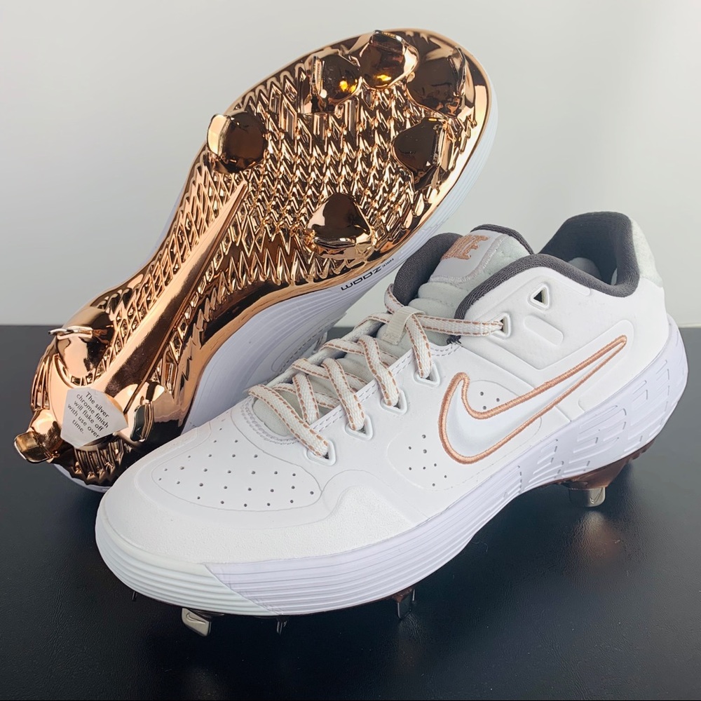 NWOT Nike Alpha Elite 2 Softball Cleats Rose Gold